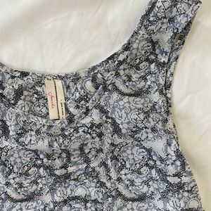 Gray Blue Blouse